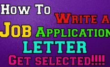 Application Letter Format in Nigeria